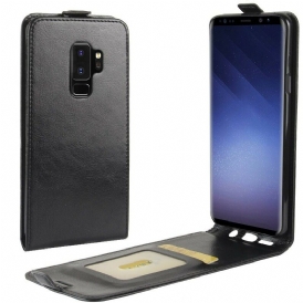 Fodral För Samsung Galaxy S9 Plus Folio-fodral Vikbar Lädereffekt