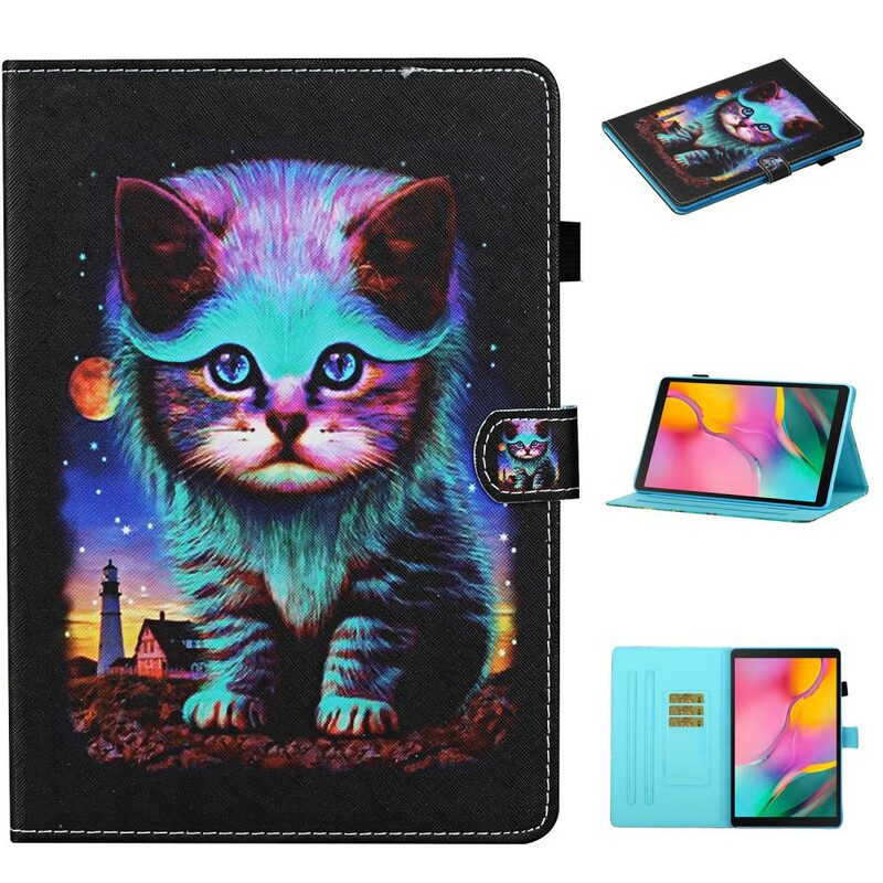 Fodral För Samsung Galaxy Tab A 10.1 (2019) Elektrisk Kat