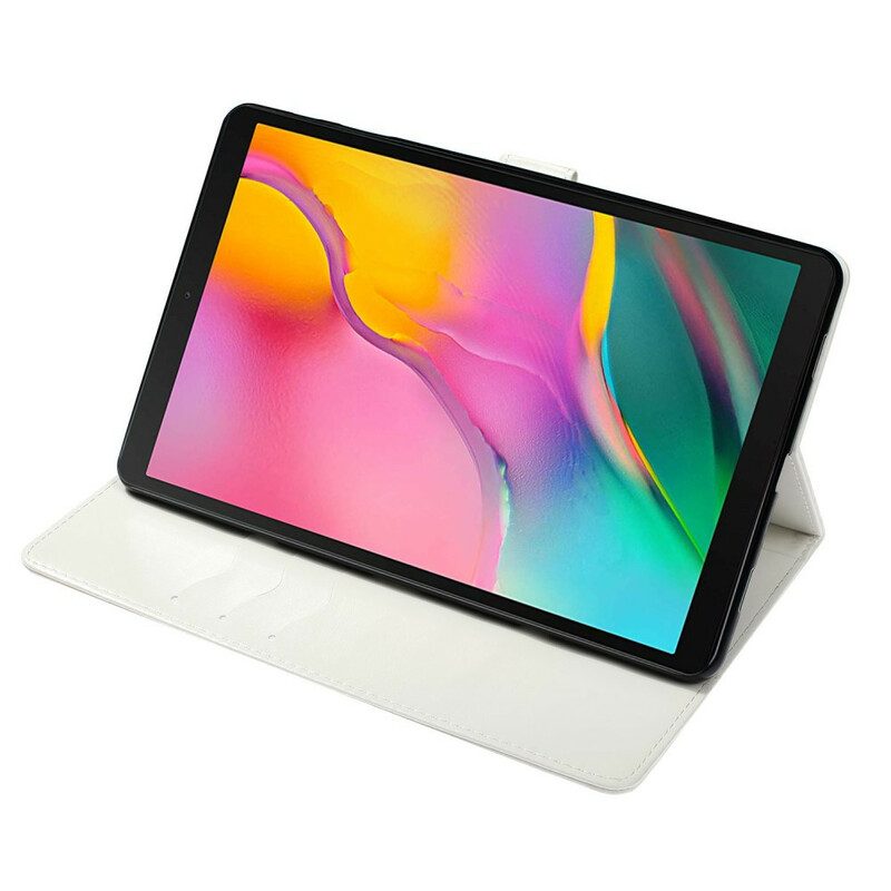 Fodral För Samsung Galaxy Tab A 10.1 (2019) Marmorljusfläckar