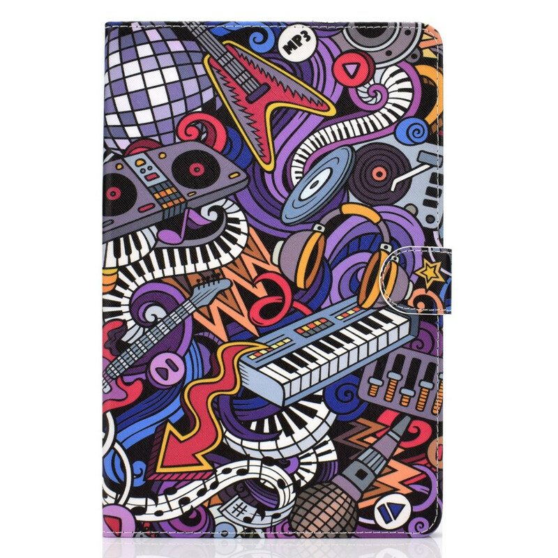 Fodral För Samsung Galaxy Tab A 10.1 (2019) Musik