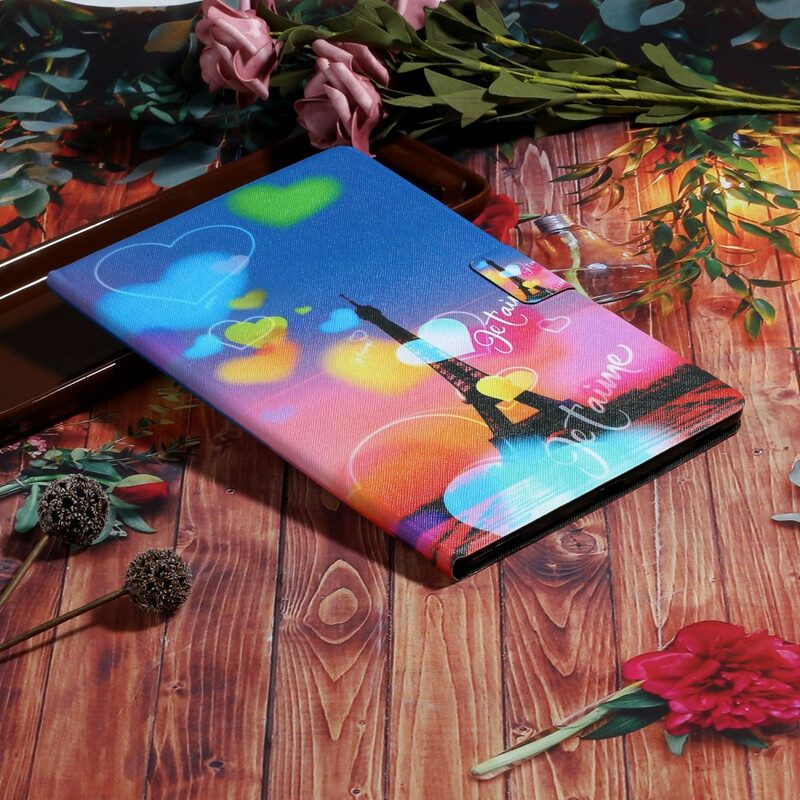 Fodral För Samsung Galaxy Tab A 10.1 (2019) Paris Jag Älskar Dig