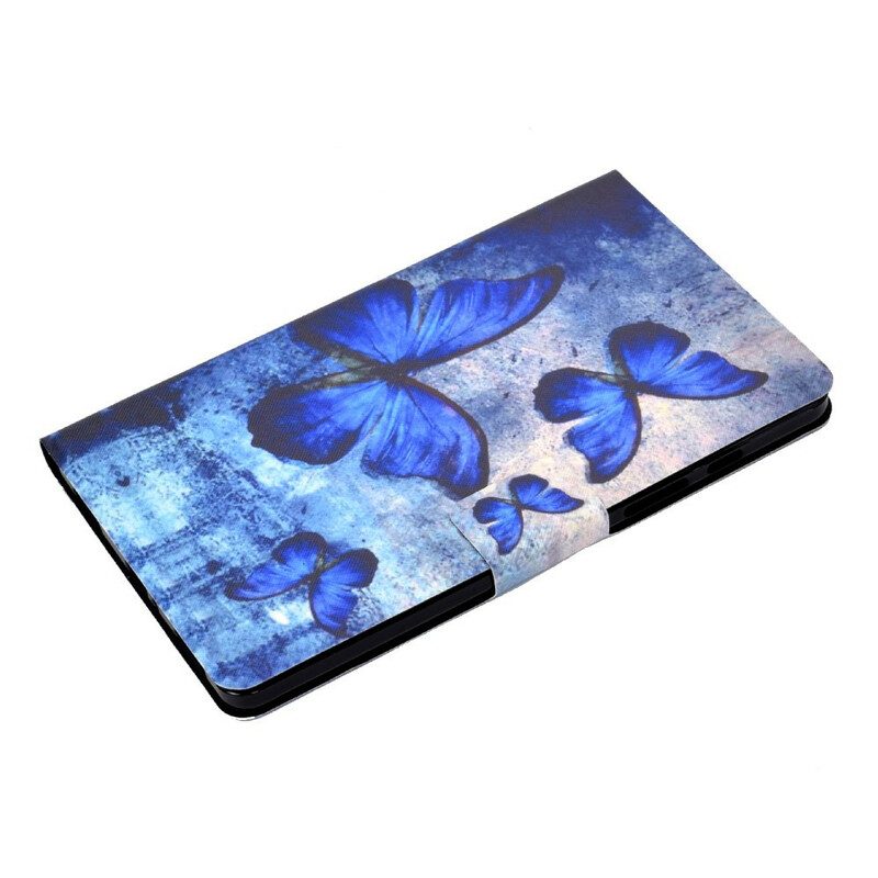 Fodral För Samsung Galaxy Tab A 8" (2019) Blå Fjärilar
