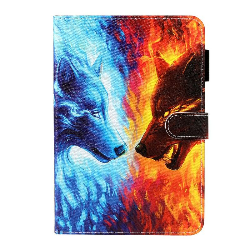 Fodral För Samsung Galaxy Tab A 8" (2019) Eld Och Isvarg