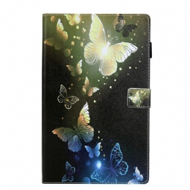 Fodral För Samsung Galaxy Tab A 8" (2019) Gyllene Fjärilar