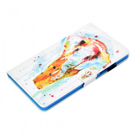 Fodral För Samsung Galaxy Tab A7 Akvarellelefant