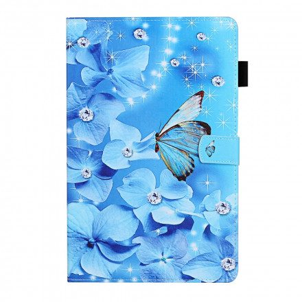 Fodral För Samsung Galaxy Tab A7 Diamantfjärilar
