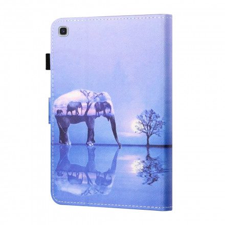 Fodral För Samsung Galaxy Tab A7 Elefantkonst