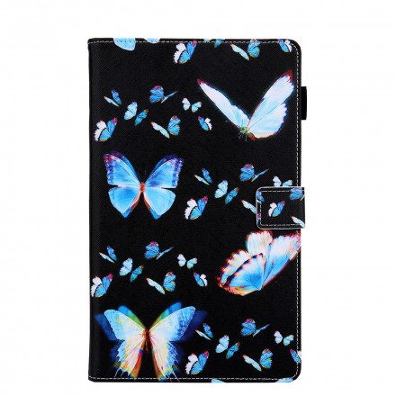 Fodral För Samsung Galaxy Tab A7 Flera Fjärilar