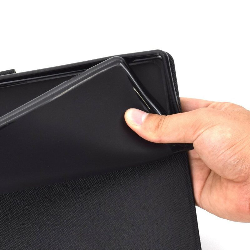 Fodral För Samsung Galaxy Tab A7 Lite Blanka Paljetter