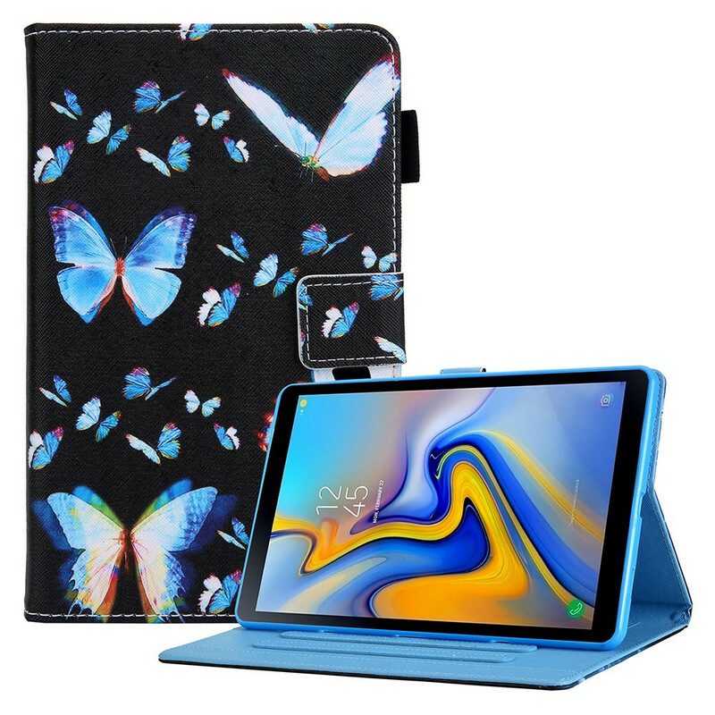 Fodral För Samsung Galaxy Tab A7 Lite Flera Fjärilar