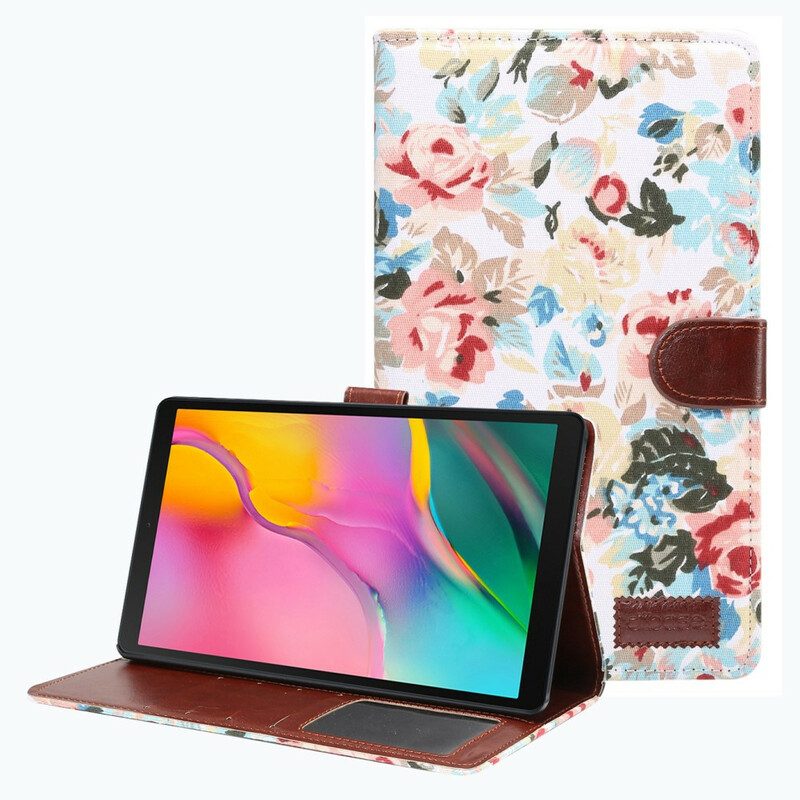 Fodral För Samsung Galaxy Tab A7 Lite Frihetsblommor