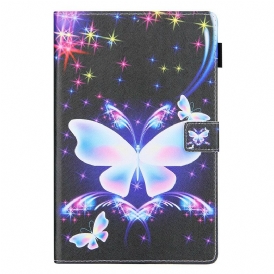 Fodral För Samsung Galaxy Tab A7 Lite Stjärnfjärilar