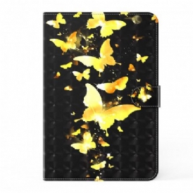 Fodral För Samsung Galaxy Tab A7 Ljusa Fjärilar