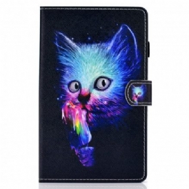 Fodral För Samsung Galaxy Tab A7 Psycho Cat