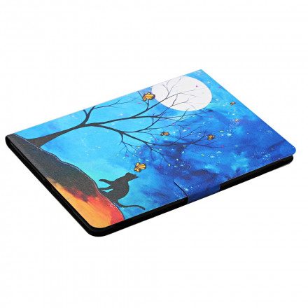 Fodral För Samsung Galaxy Tab A7 Träd Till Månen Och Solen