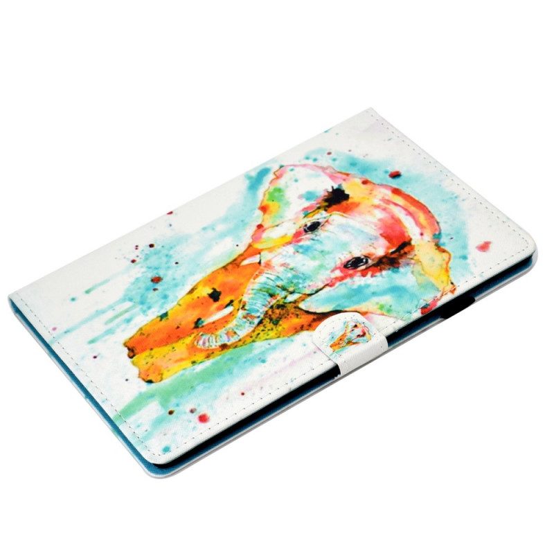 Fodral För Samsung Galaxy Tab A8 Akvarellelefant