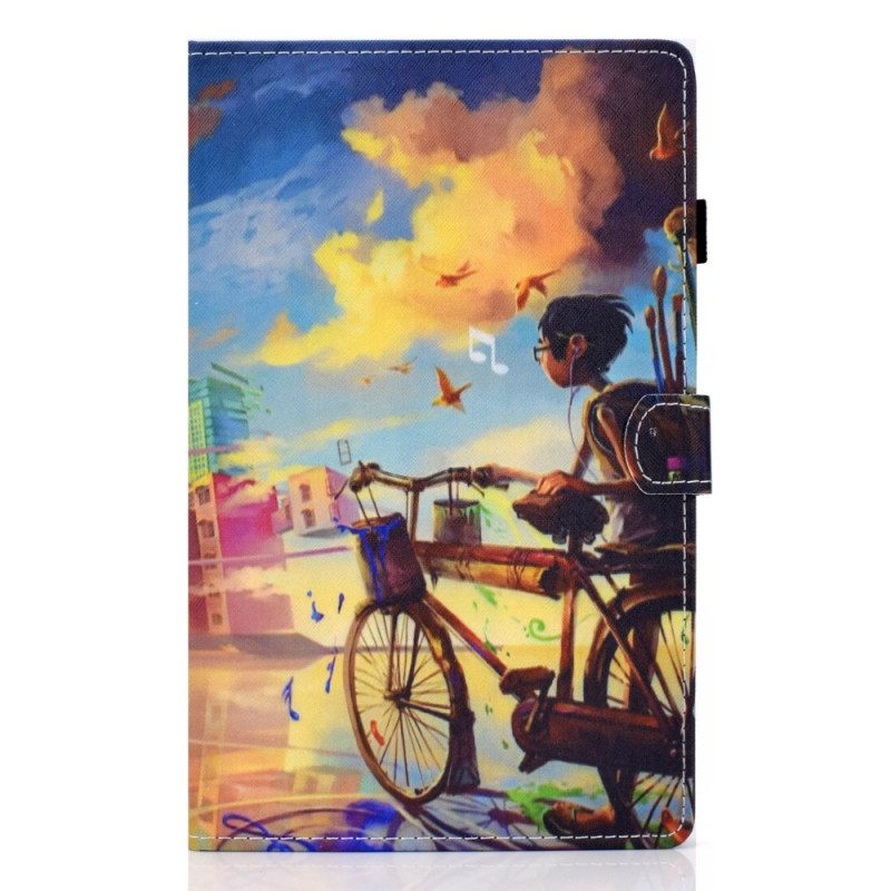 Fodral För Samsung Galaxy Tab A8 Cykel Art