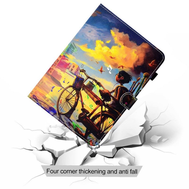 Fodral För Samsung Galaxy Tab A8 Cykel Art