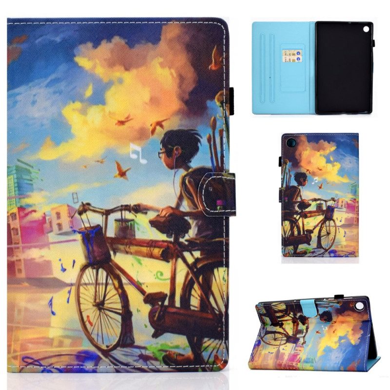 Fodral För Samsung Galaxy Tab A8 Cykel Art