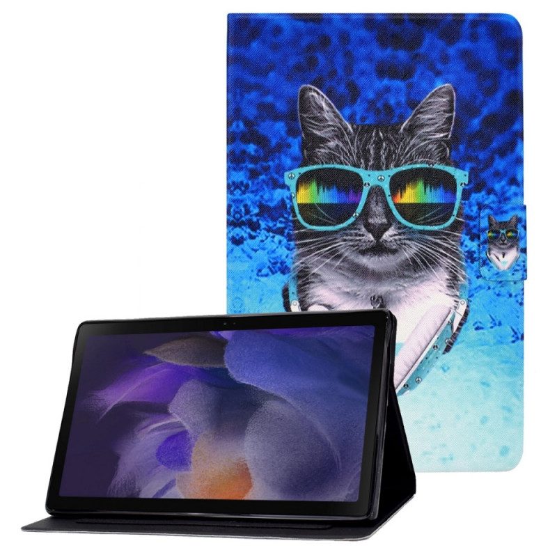 Fodral För Samsung Galaxy Tab A8 Disco Cat