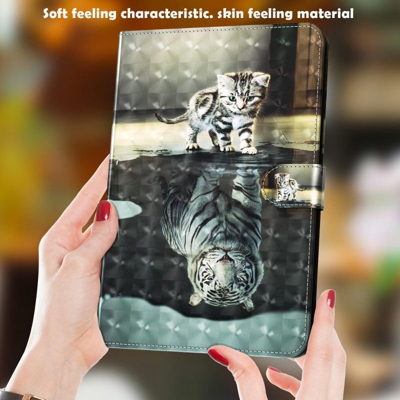 Fodral För Samsung Galaxy Tab A8 Light Spot Cat's Dream