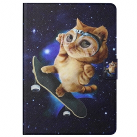 Fodral För Samsung Galaxy Tab A8 Skateboard Cat