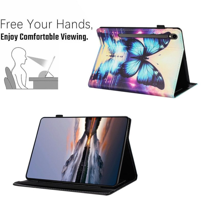 Fodral För Samsung Galaxy Tab S10 Fe Fjäril