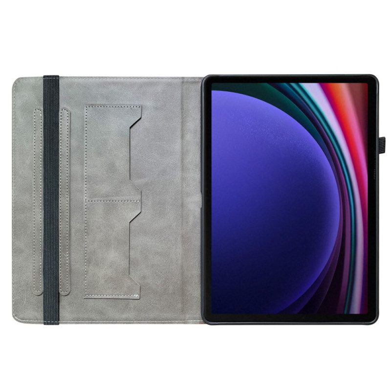 Fodral För Samsung Galaxy Tab S10 Fe Svart Orkidé
