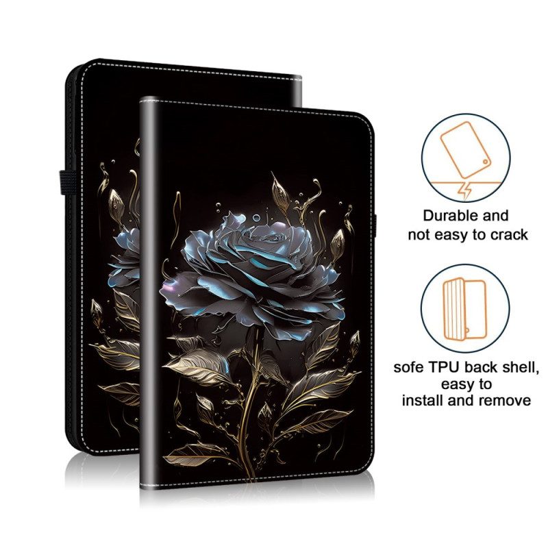 Fodral För Samsung Galaxy Tab S10 Plus Svart Ros