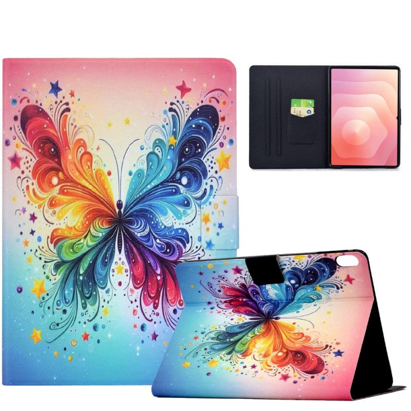 Fodral För Samsung Galaxy Tab S11 Akvarellfjäril