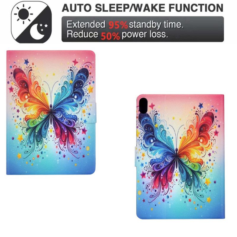 Fodral För Samsung Galaxy Tab S11 Akvarellfjäril