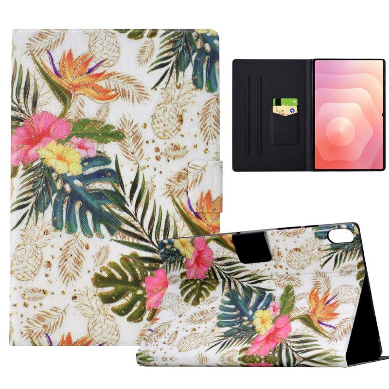 Fodral För Samsung Galaxy Tab S11 Gyllene Ananas