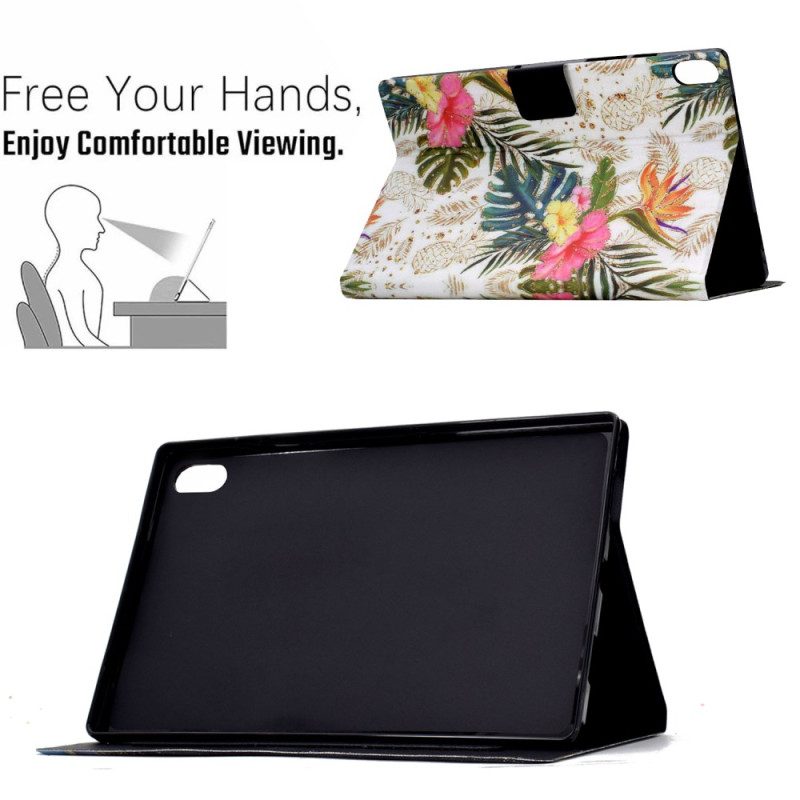 Fodral För Samsung Galaxy Tab S11 Gyllene Ananas