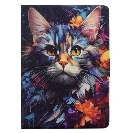 Fodral För Samsung Galaxy Tab S11 Konstnärlig Katt