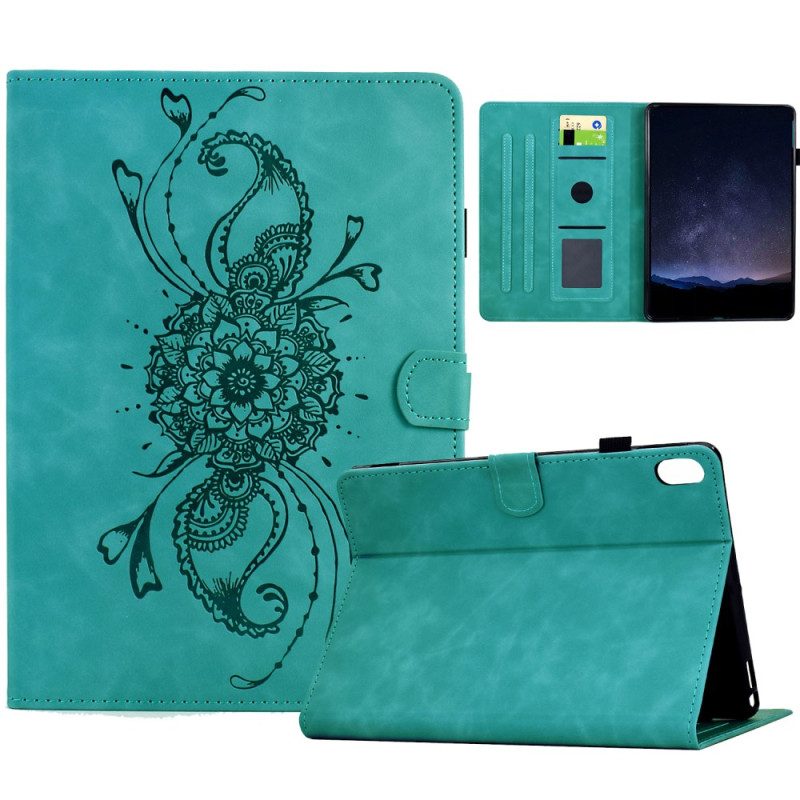 Fodral För Samsung Galaxy Tab S11 Mandala Med Mockaeffekt