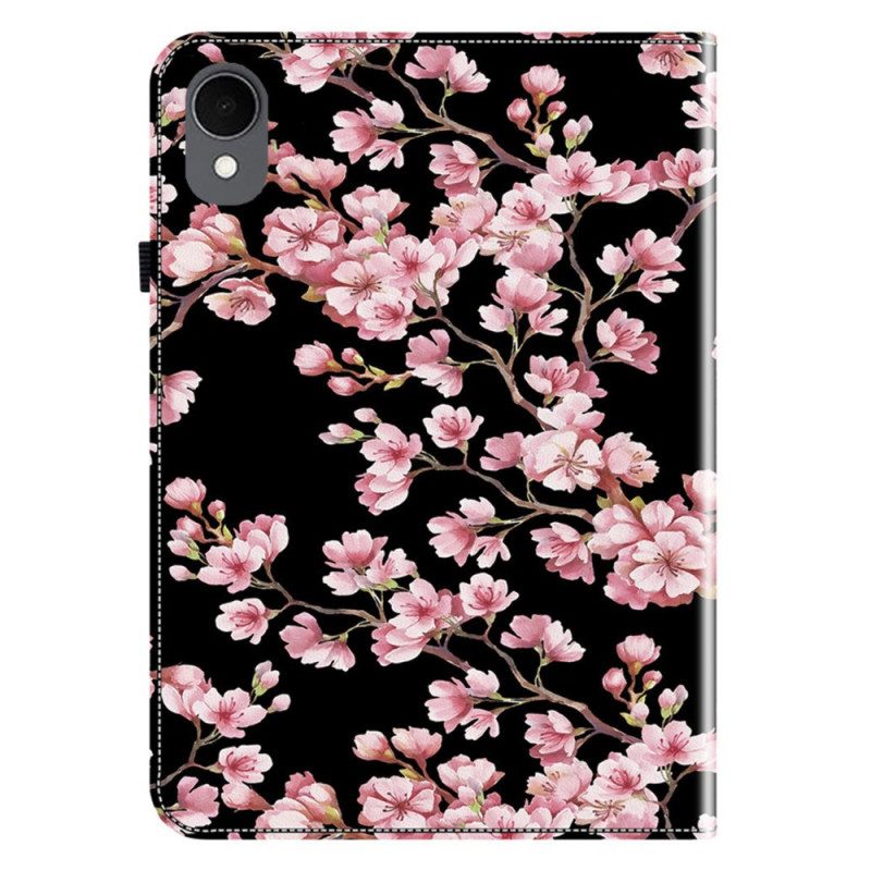 Fodral För Samsung Galaxy Tab S11 Plommonblommor