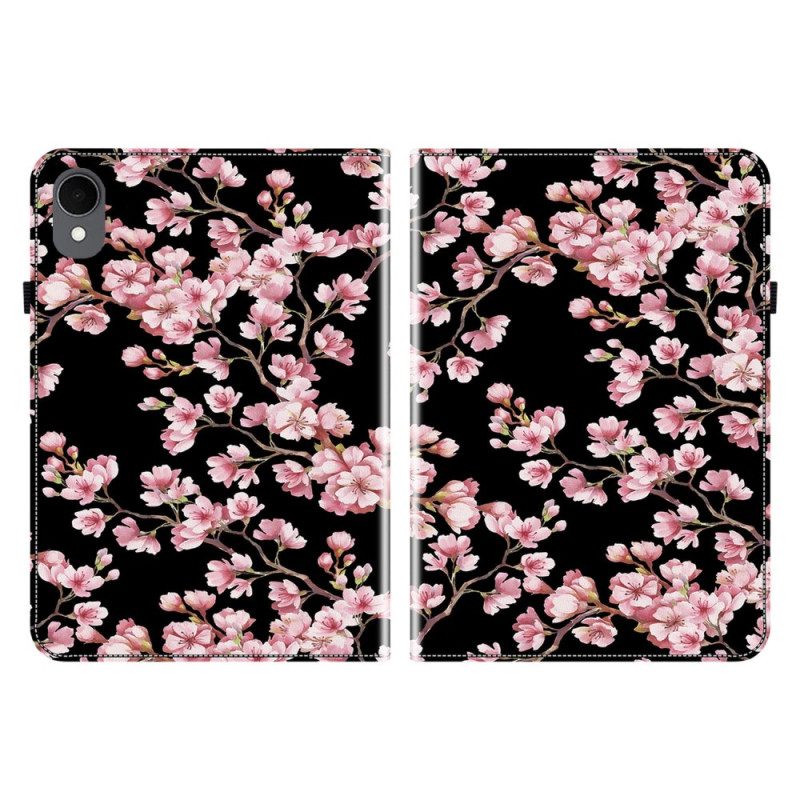 Fodral För Samsung Galaxy Tab S11 Plommonblommor