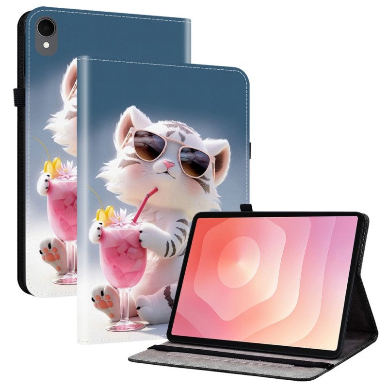 Fodral För Samsung Galaxy Tab S11 Tecknad Tiger