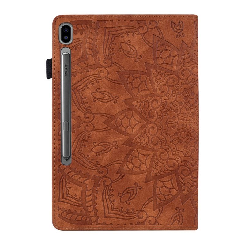 Fodral För Samsung Galaxy Tab S11 Ultra Mandala I Mockaeffekt