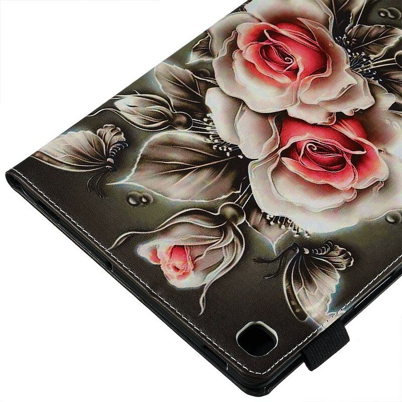 Fodral För Samsung Galaxy Tab S5e Bukett Av Blommor