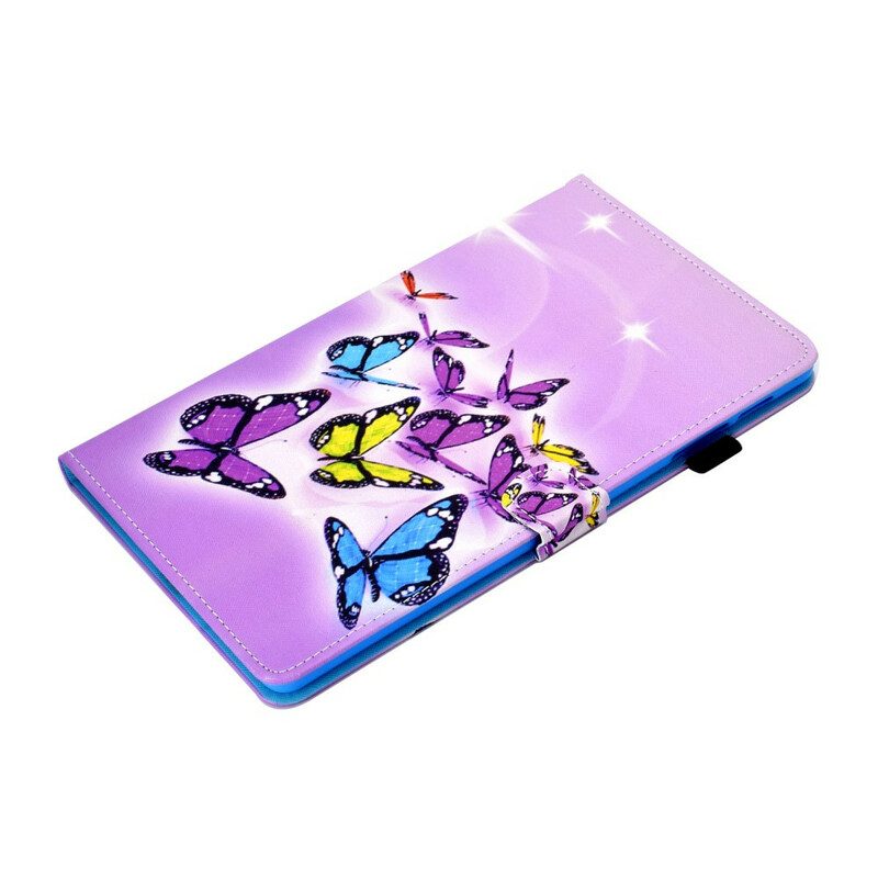 Fodral För Samsung Galaxy Tab S5e Fjärilar