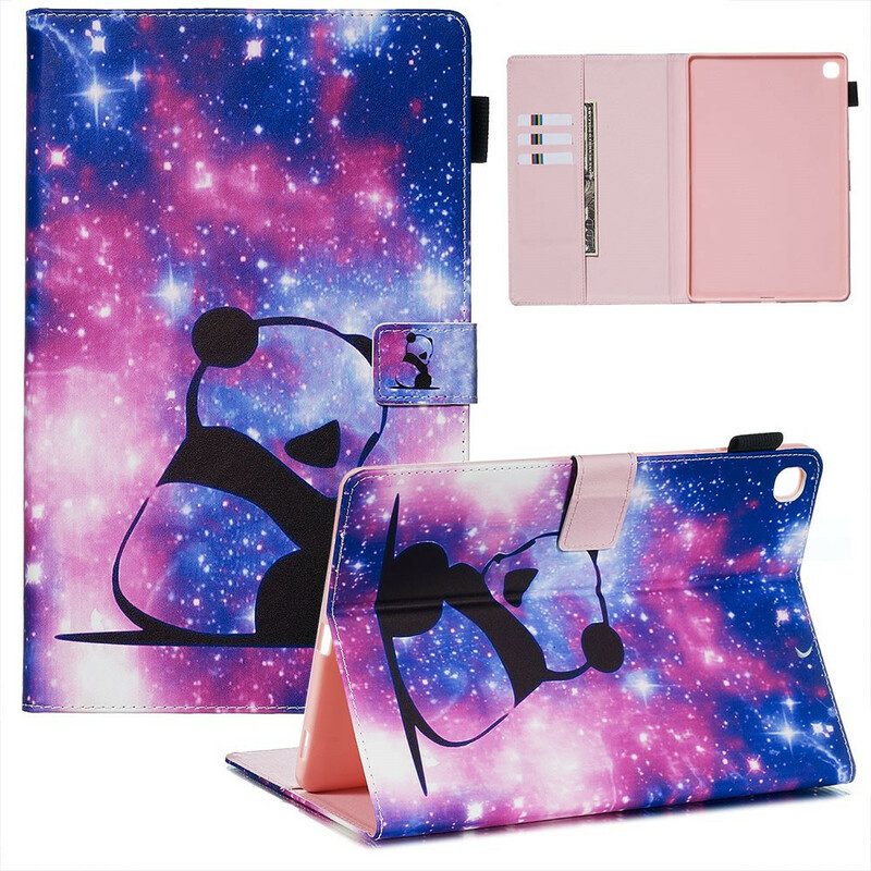 Fodral För Samsung Galaxy Tab S5e Panda Space