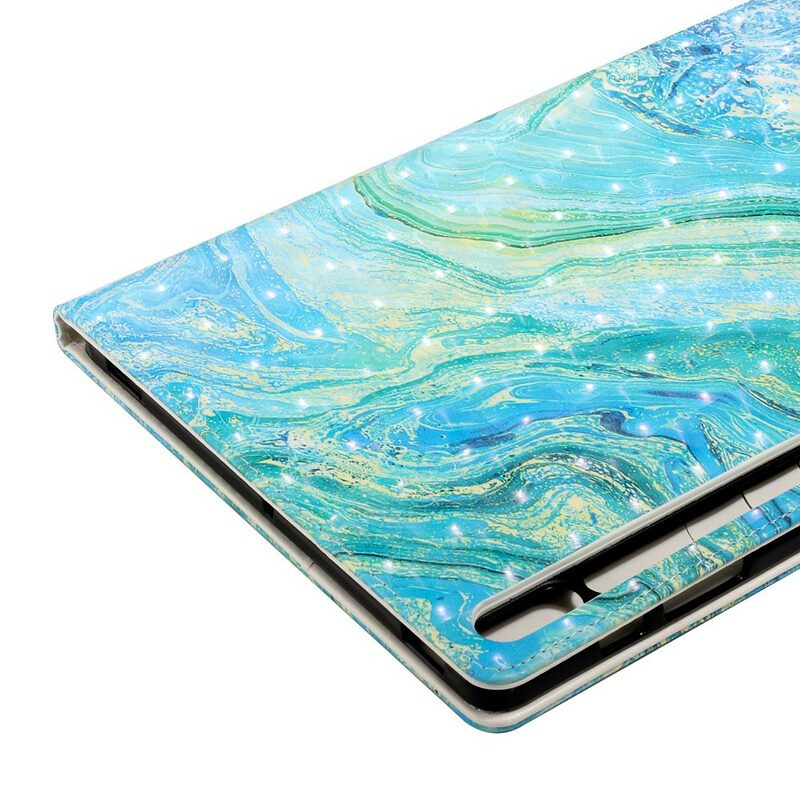 Fodral För Samsung Galaxy Tab S7 Plus / Tab S8 Plus Grön Våg