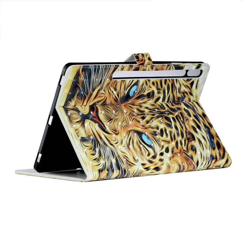 Fodral För Samsung Galaxy Tab S7 Plus / Tab S8 Plus Tiger Art