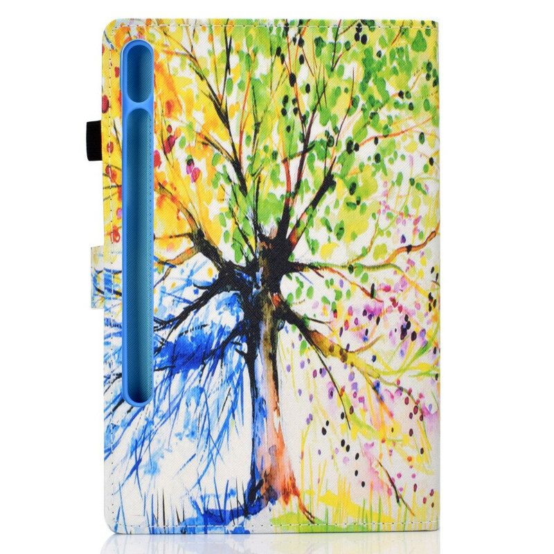 Fodral För Samsung Galaxy Tab S7 / Tab S8 Akvarellträd