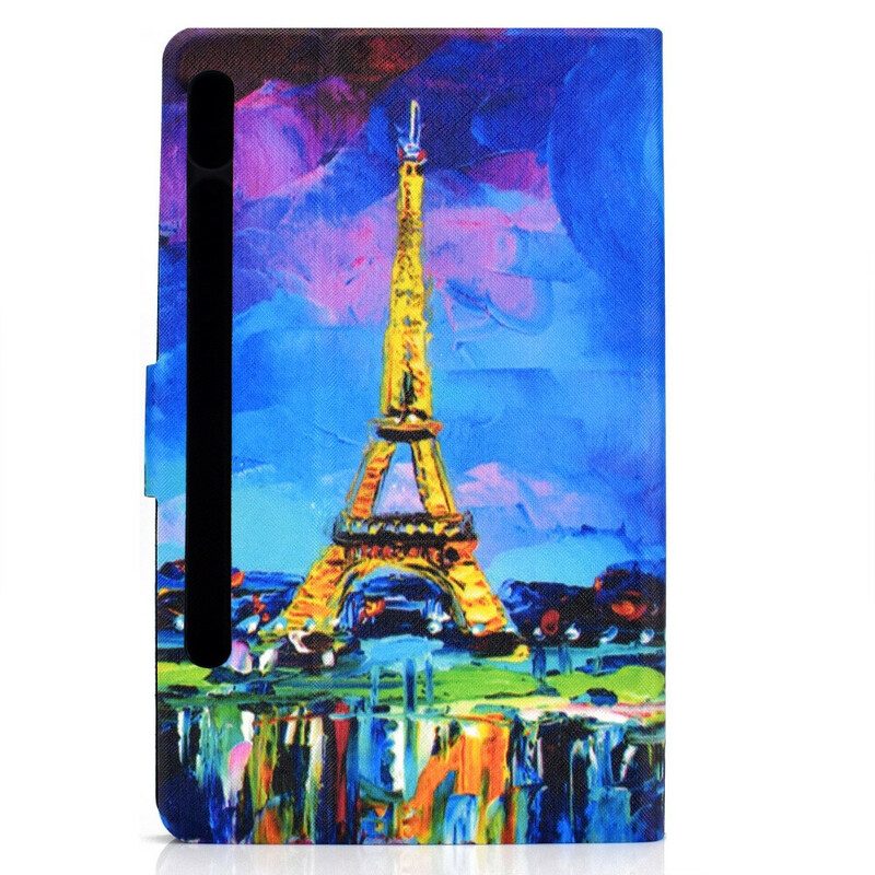 Fodral För Samsung Galaxy Tab S7 / Tab S8 Eiffeltornet