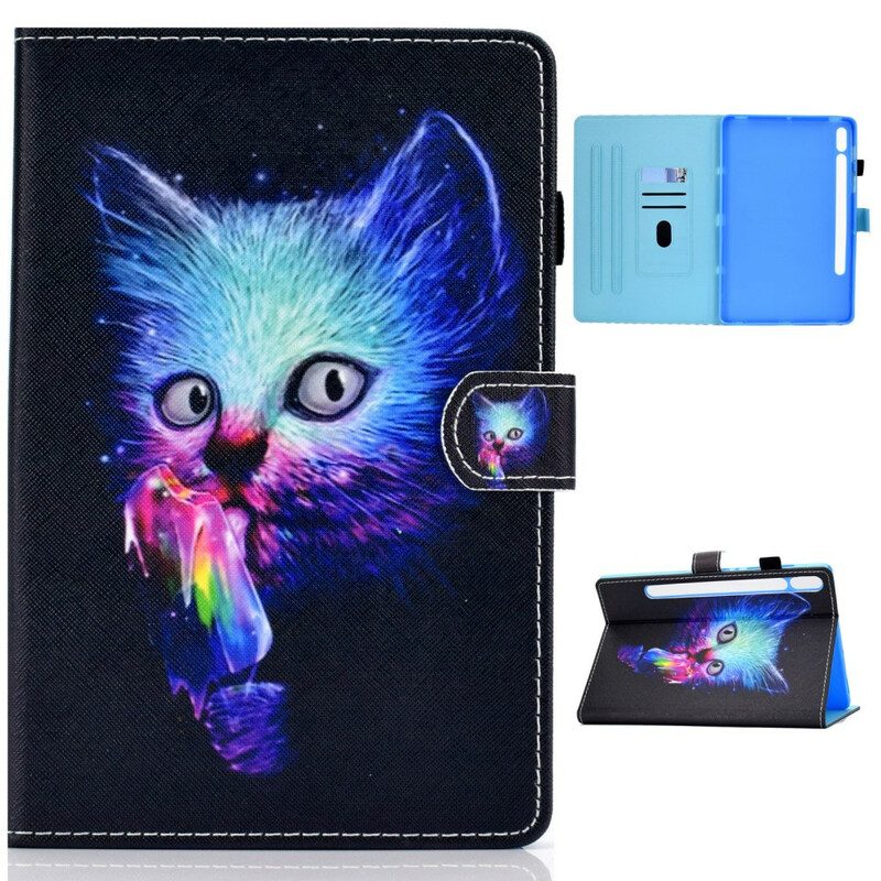 Fodral För Samsung Galaxy Tab S7 / Tab S8 Psycho Cat