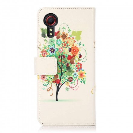 Fodral För Samsung Galaxy XCover 5 Blommande Träd