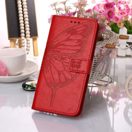Fodral För Samsung Galaxy XCover 5 Fjärilsdesign Med Rem