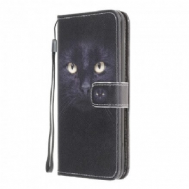 Fodral För Samsung Galaxy XCover 5 Med Kedjar Thong Black Cat Eyes